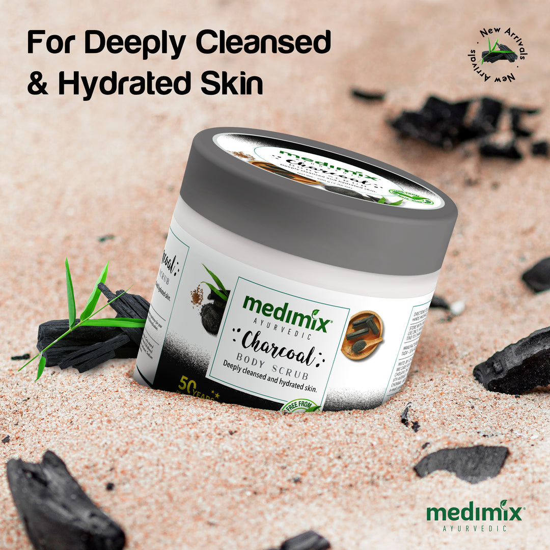 Charcoal Body Scrub - 200gm – Medimix USA